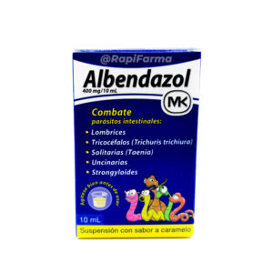 Albendazol suspensión MK 400mg / 10 mL - Droguería Sainsa