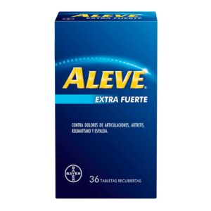 Aleve extra fuerte Caja x 36 tabletas - Droguería Sainsa