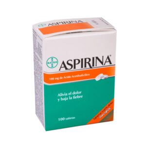 Aspirina Infantil Caja x 100 tabletas - Droguería Sainsa