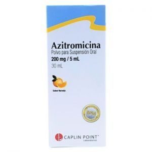 Azitromicina Suspensión CAPLIN 30mL - Droguería Sainsa