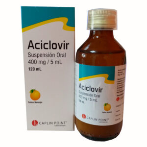 Aciclovir Suspensión Oral x 120mL CAPLIN - Droguería Sainsa
