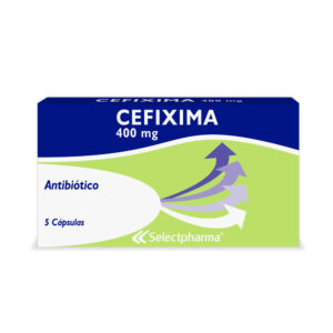 Cefixima 400mg Caja x 5 cápsulas - Droguería Sainsa