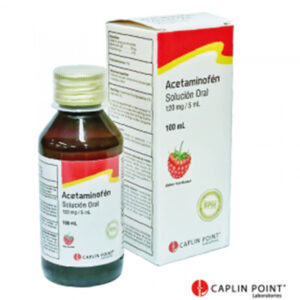 Acetaminofen jarabe 120ml CAPLIN - Droguería Sainsa
