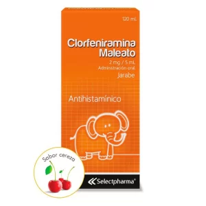 Clorfeniramina Maleato 120mL - Droguería Sainsa