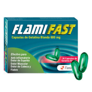 Flamifast 600mg Cápsulas de gelatina blanda - DROGUERÍA SAINSA